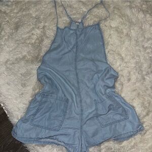 Aerie Light Blue Romper